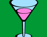 Coloring page Cocktail painted bylopjiuyhgtol