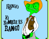 Coloring page Rango painted byBeans Fan