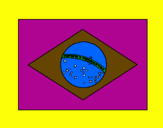 Coloring page Brazil painted byFFFDoso