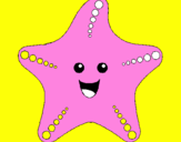 Coloring page Starfish painted byinkie