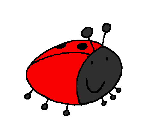 Coloring page Ladybird 4 painted byGIUDITTA
