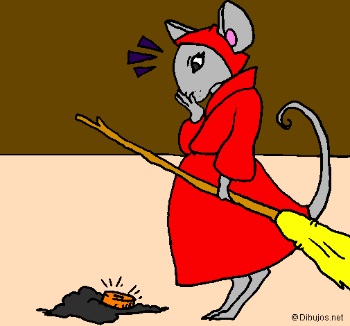 Coloring page The vain little mouse 2 painted byFFFDoso