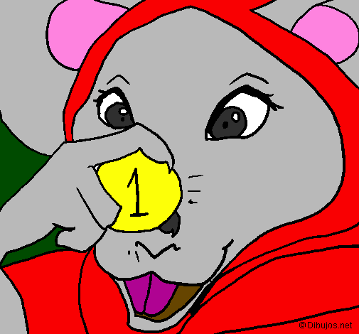Coloring page The vain little mouse 3 painted byFFFDoso