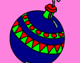 Coloring page Christmas bauble painted byFFFDoso
