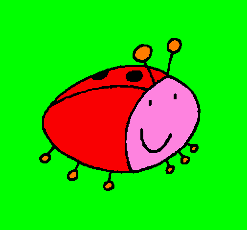 Coloring page Ladybird 4 painted byFFFDoso