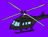 Coloring page Helicopter  painted byBruce 