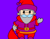 Coloring page Father Christmas 4 painted byFFFDoso