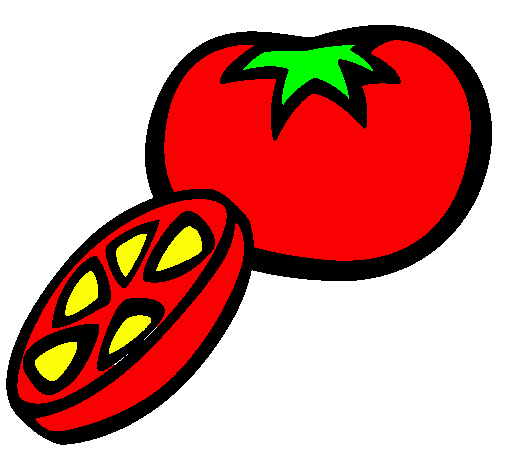 Coloring page Tomato painted byemanuele.c
