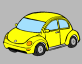 Coloring page Modern car painted byrrtdes