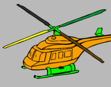 Coloring page Helicopter  painted byisaquejv