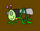 Coloring page Grasshopper 2 painted byandres