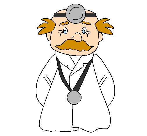 Coloring page Veteran doctor painted byyuza