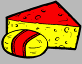 Coloring page Cheeses painted byjuaquni