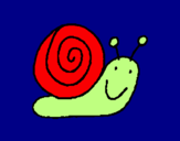 Coloring page Snail 4 painted byFFFDoso