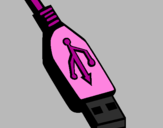 Coloring page USB painted byjuaquni