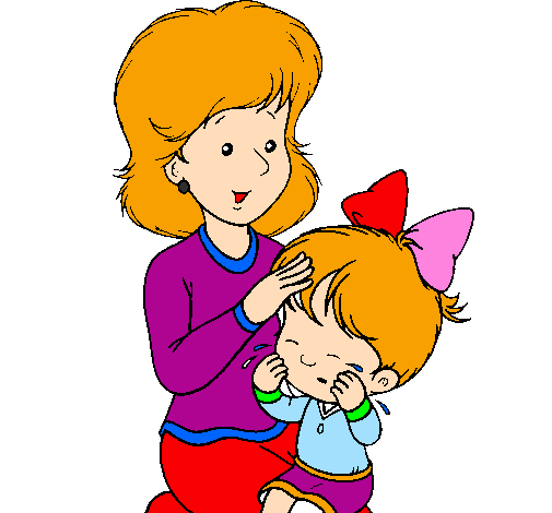 Coloring page Mother  painted byHELENA