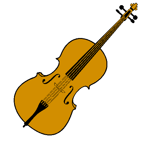 Coloring page Violin painted byHELENA