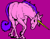 Coloring page Proud unicorn painted bysnoopyfan