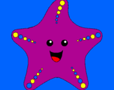 Coloring page Starfish painted bylalachica