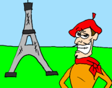 Coloring page France painted byFFFDoso