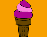 Coloring page Soft ice-cream painted byjuaquni