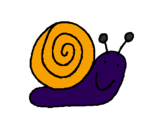 Coloring page Snail 4 painted byRiley Gallgher