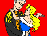 Coloring page Royal dance painted bysnoopyfan