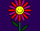 Coloring page Daisy painted bydf