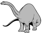 Coloring page Brachiosaurus II painted byJimmy