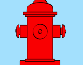 Coloring page Fire hydrant painted bynicoe