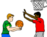 Coloring page Defending player painted bykenley