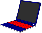 Coloring page Laptop painted byluca