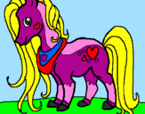 Coloring page Pony painted bynicoe