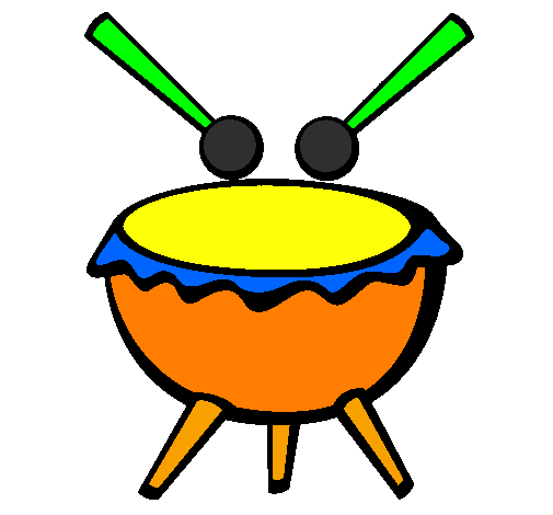 Coloring page Drum III painted byFFFDL KJO