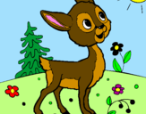 Coloring page Fawn painted bymarkus