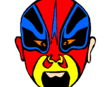 Coloring page Wrestler painted byLewis