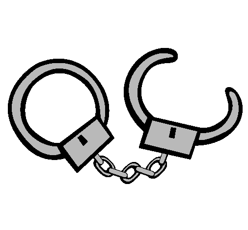 Coloring page Handcuffs painted bydavis