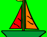 Coloring page Sailing boat painted byisaquejvgn  gg  bb c zgut