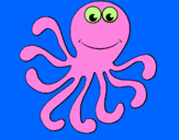 Coloring page Octopus 2 painted byvfgrr4g4trhghhthrgyty459
