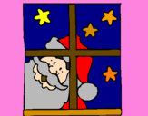 Coloring page Santa Claus painted byFFFDoso