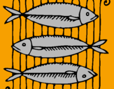 Coloring page Fish painted byfishy