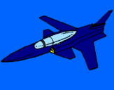 Coloring page Jet painted bymorgan miller