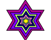 Coloring page Star 2 painted bymaria jose