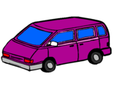 Coloring page Family car painted byCarmen Air