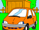 Coloring page Car in the country painted byHELENA