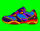 Coloring page Sneaker painted byflavio