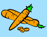 Coloring page Carrots II painted bylucas