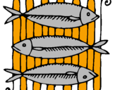 Coloring page Fish painted byHELENA