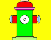 Coloring page Fire hydrant painted bylucas