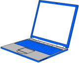 Coloring page Laptop painted byLap Top